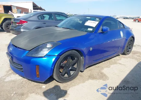2006 Nissan 350Z z USA, uszkodzony, nr VIN JN1AZ34D76M304083
